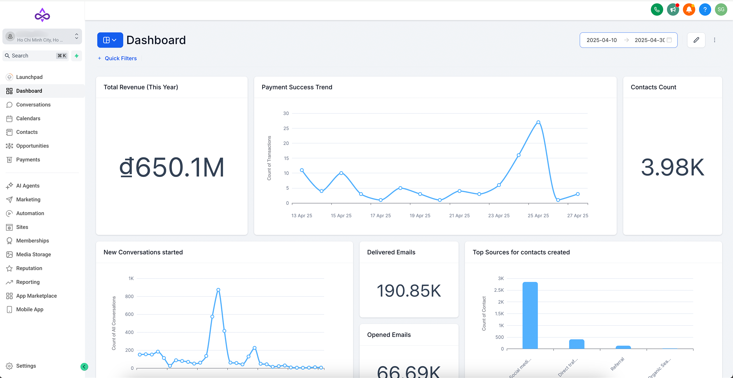 Platform Dashboard